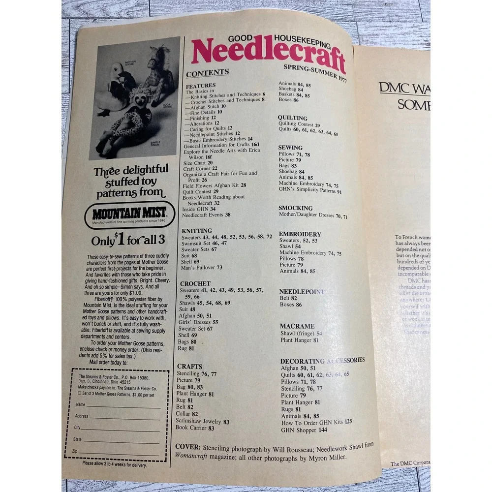 Good Housekeeping Needlecraft 1977 Spring Summer 50 Projects Vtg Craft Magazine‎